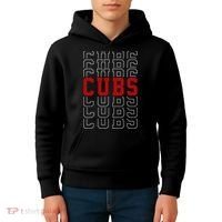 Retro Cubs Sports Fan Kids Hoodie thumb 4