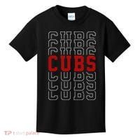Retro Cubs Sports Fan Kids T-Shirt thumb 0