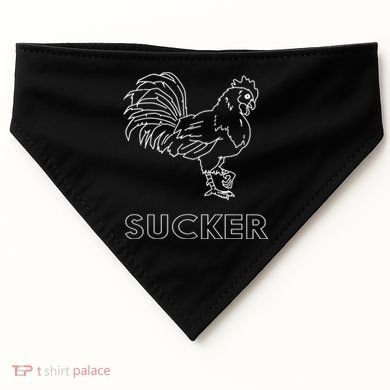 Rooster Cock Sucker USA-Made Doggie Bandana