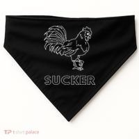 Rooster Cock Sucker USA-Made Doggie Bandana thumb 0