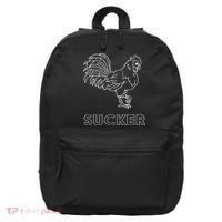 Rooster Cock Sucker 16 in Basic Backpack thumb 0
