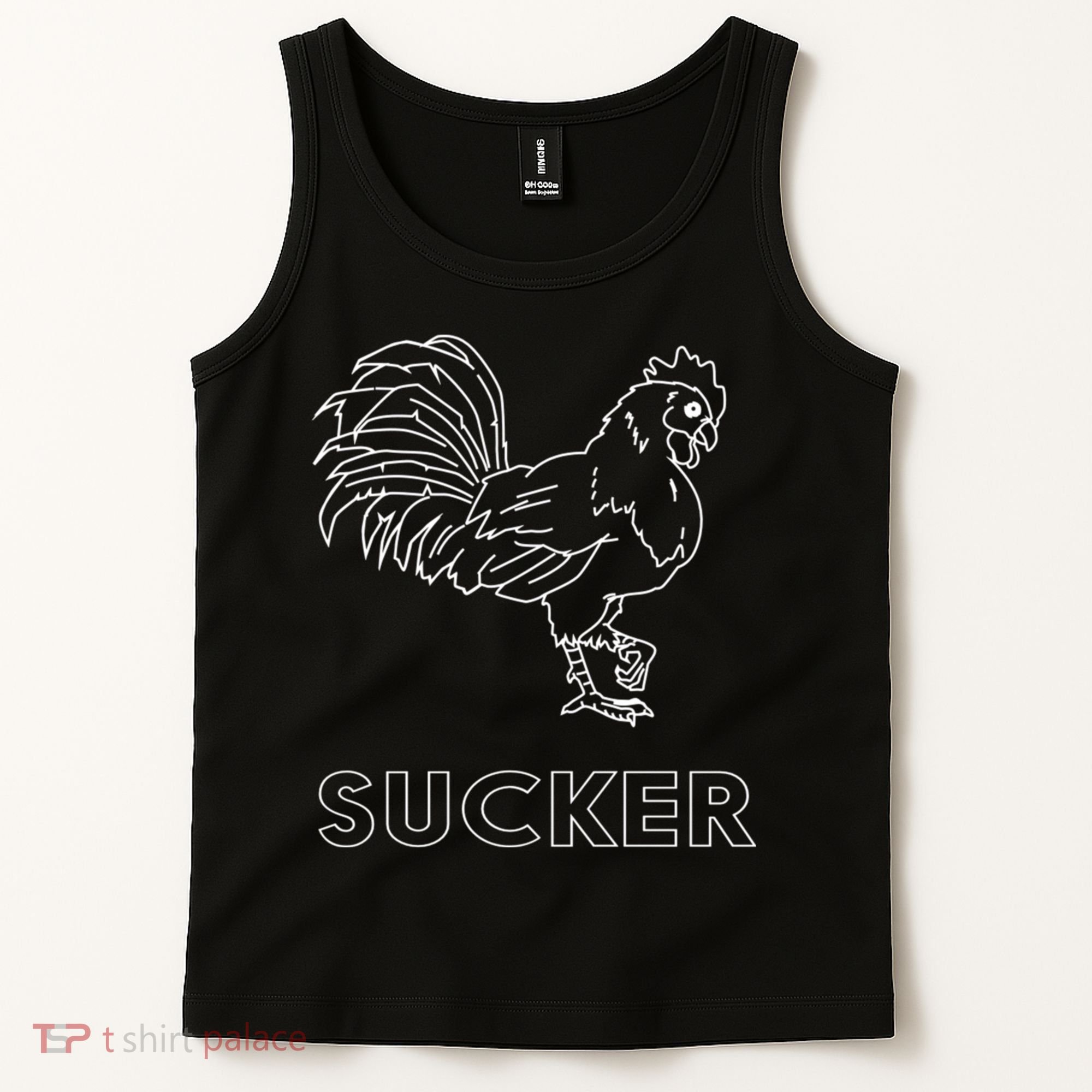 Rooster Cock Sucker Tank Top
