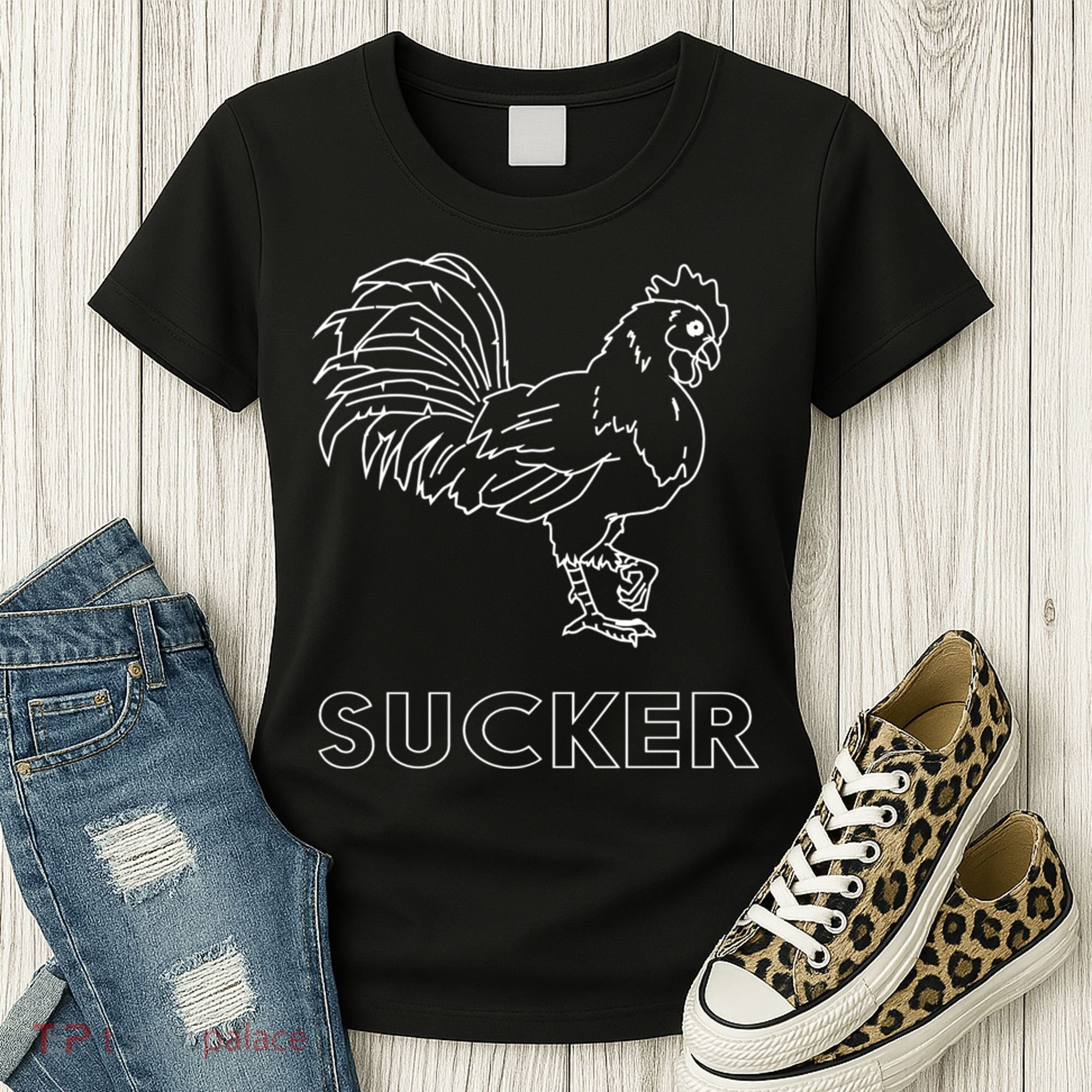 Rooster Cock Sucker Women's T-Shirt