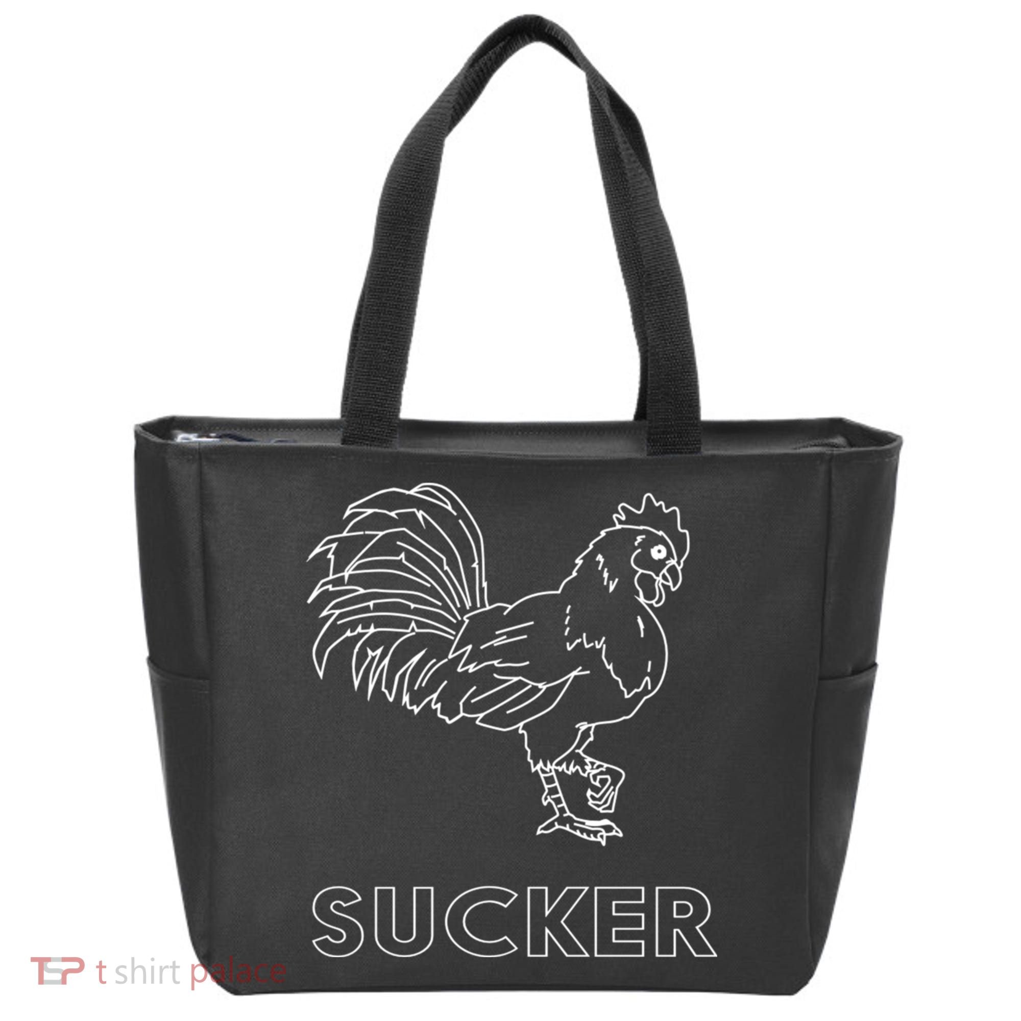 Rooster Cock Sucker Tote Bag
