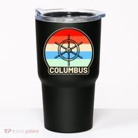 Retro Columbus Ship Wheel Tumbler thumb 0