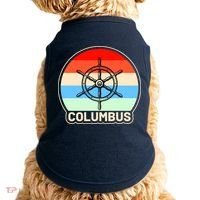 Retro Columbus Ship Wheel Doggie Tank thumb 0