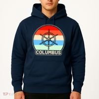 Retro Columbus Ship Wheel Hoodie thumb 2