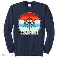 Retro Columbus Ship Wheel Sweatshirt thumb 0
