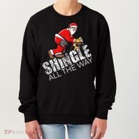 Roofing Christmas Shingle All the Way Quote Roofer Gift Idea Women's Sweatshirt thumb 0
