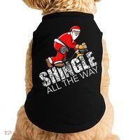 Roofing Christmas Shingle All the Way Quote Roofer Gift Idea Doggie Tank thumb 0