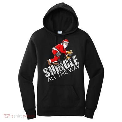 Roofing Christmas Shingle All the Way Quote Roofer Gift Idea Women's Hoodie