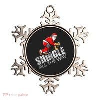 Roofing Christmas Shingle All the Way Quote Roofer Gift Idea Ornament thumb 0