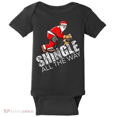 Roofing Christmas Shingle All the Way Quote Roofer Gift Idea Baby Bodysuit
