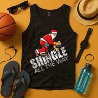 Roofing Christmas Shingle All the Way Quote Roofer Gift Idea Tank Top thumb 4