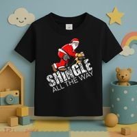 Roofing Christmas Shingle All the Way Quote Roofer Gift Idea Toddler T-Shirt thumb 3