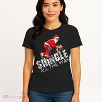 Roofing Christmas Shingle All the Way Quote Roofer Gift Idea Women's T-Shirt thumb 4