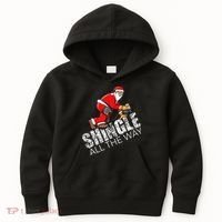 Roofing Christmas Shingle All the Way Quote Roofer Gift Idea Kids Hoodie thumb 0