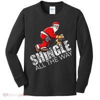 Roofing Christmas Shingle All the Way Quote Roofer Gift Idea Kids Long Sleeve Shirt thumb 0