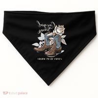 Reverse Cowgirl Spirit Born To Be Free Boots USA-Made Doggie Bandana thumb 0