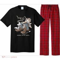 Reverse Cowgirl Spirit Born To Be Free Boots Pajama Set thumb 0