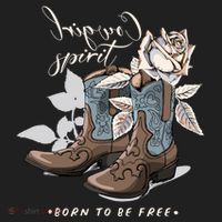 Reverse Cowgirl Spirit Born To Be Free Boots Tumbler thumb 3