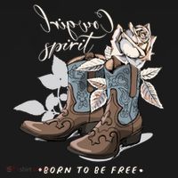 Reverse Cowgirl Spirit Born To Be Free Boots Tank Top thumb 6