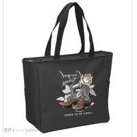 Reverse Cowgirl Spirit Born To Be Free Boots Tote Bag thumb 2