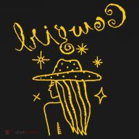 Reverse Cowgirl Script Stars Logo USA-Made Doggie Bandana thumb 2