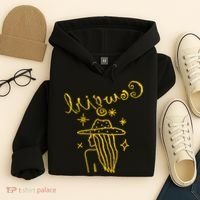 Reverse Cowgirl Script Stars Logo Hoodie thumb 4