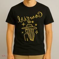 Reverse Cowgirl Script Stars Logo T-Shirt thumb 3