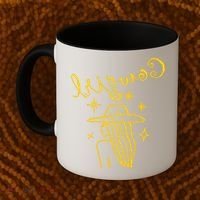 Reverse Cowgirl Script Stars Logo Coffee Mug thumb 2