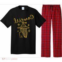 Reverse Cowgirl Script Stars Logo Pajama Set thumb 0