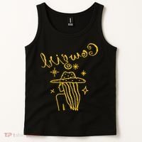 Reverse Cowgirl Script Stars Logo Tank Top thumb 2