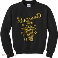 Reverse Cowgirl Script Stars Logo Kids Sweatshirt thumb 0