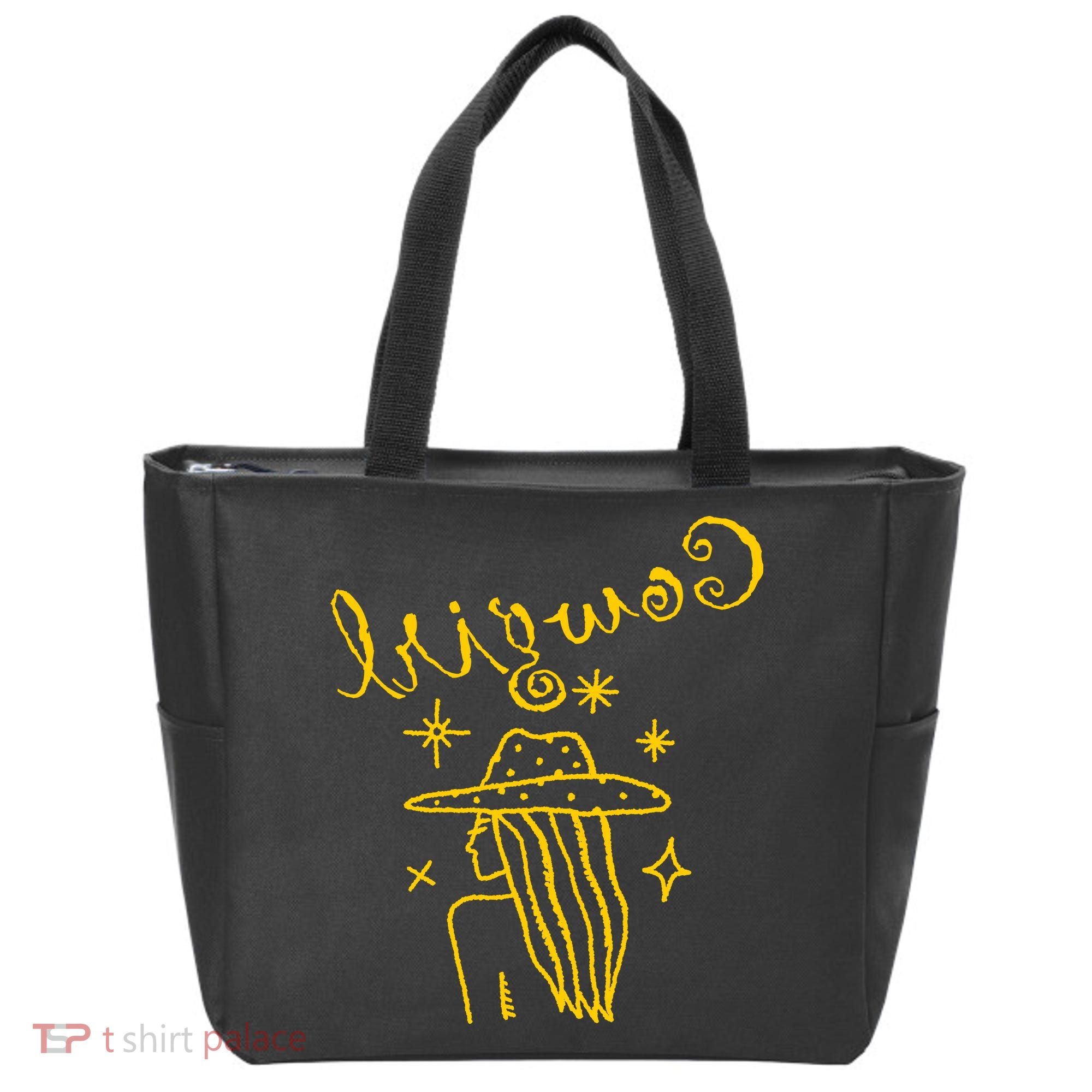 Reverse Cowgirl Script Stars Logo Tote Bag