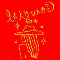 Reverse Cowgirl Script Stars Logo Santa Hat thumb 1