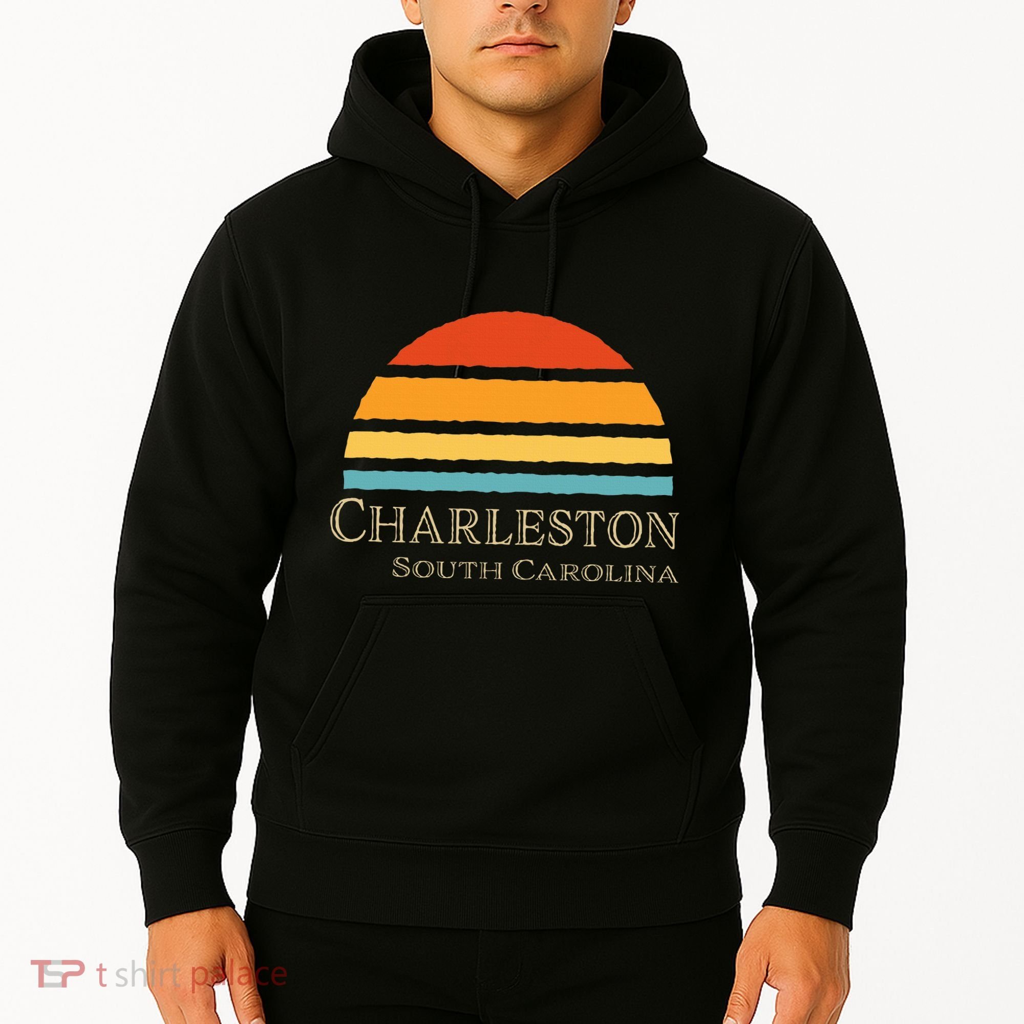 Retro Charleston South Carolina Hoodie