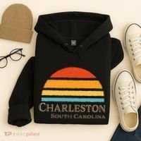 Retro Charleston South Carolina Hoodie thumb 4