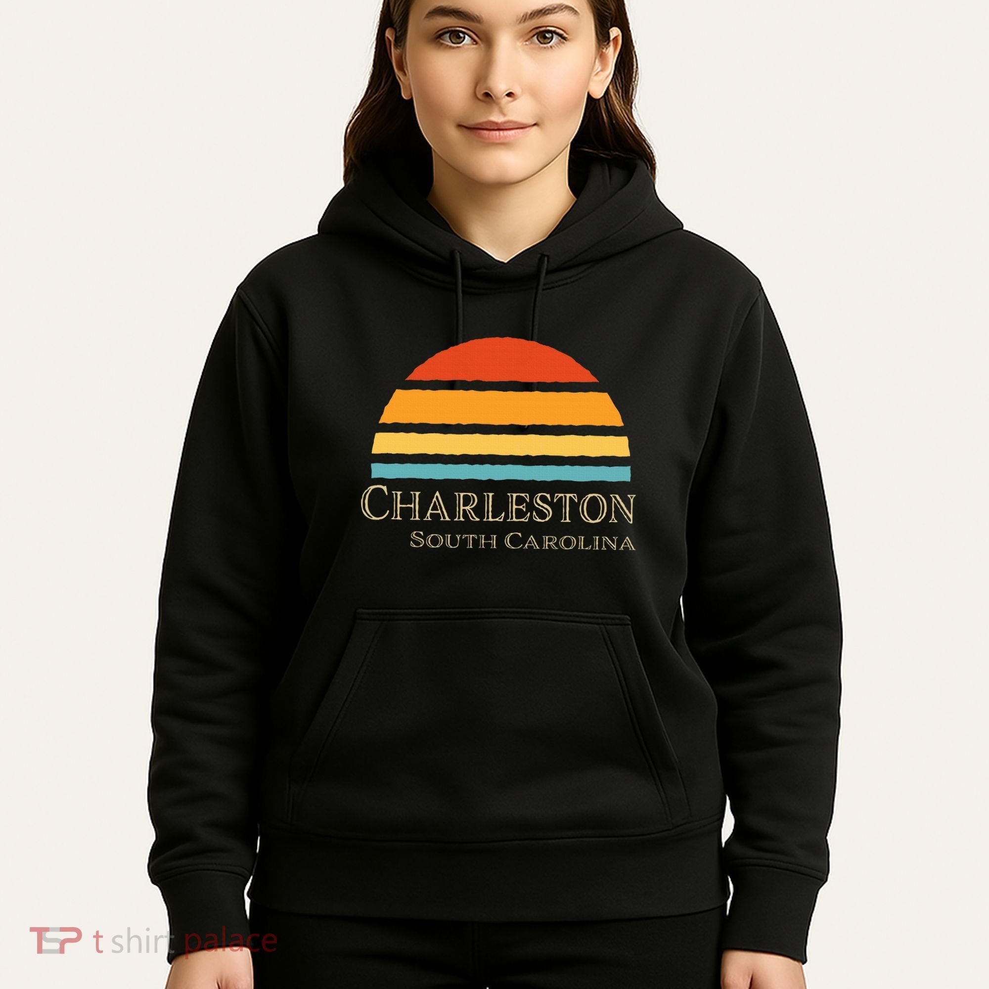 Retro Charleston South Carolina Hoodie