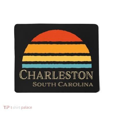 Retro Charleston South Carolina Mousepad