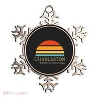 Retro Charleston South Carolina Ornament thumb 0