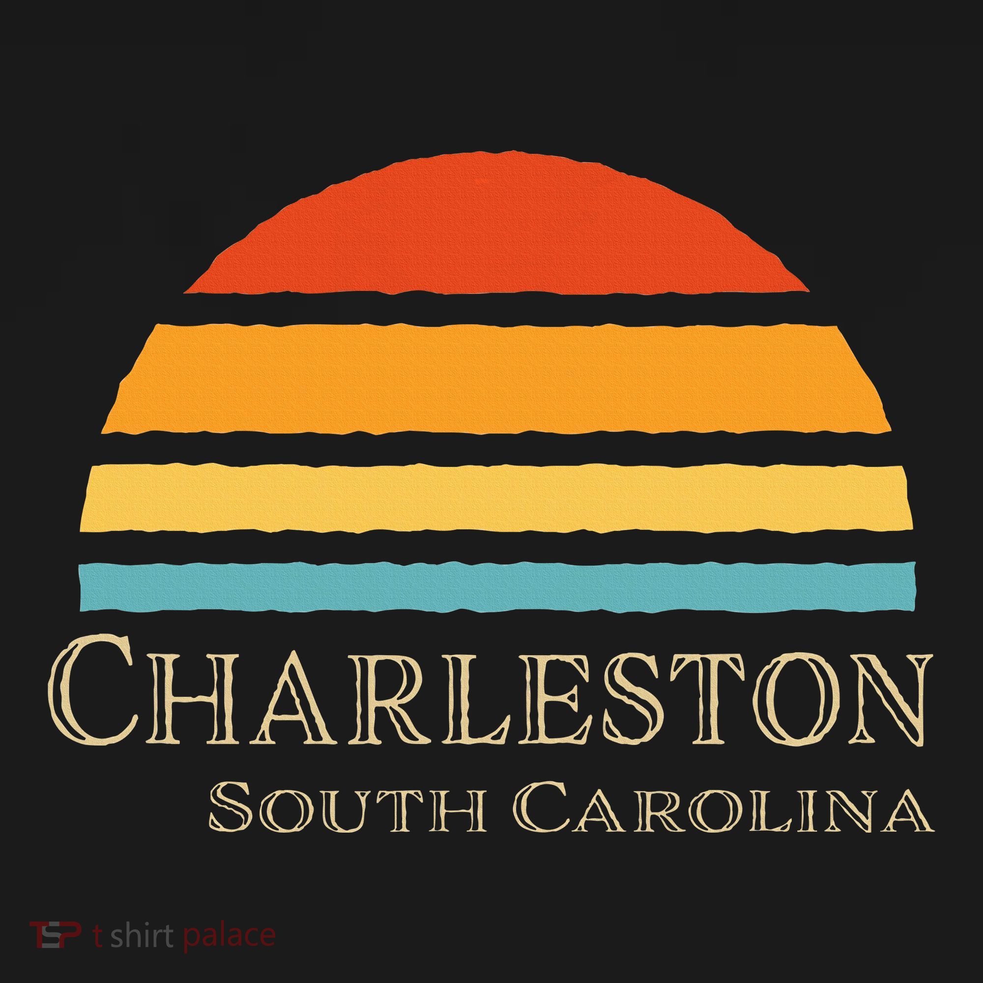 Retro Charleston South Carolina Baby Bodysuit