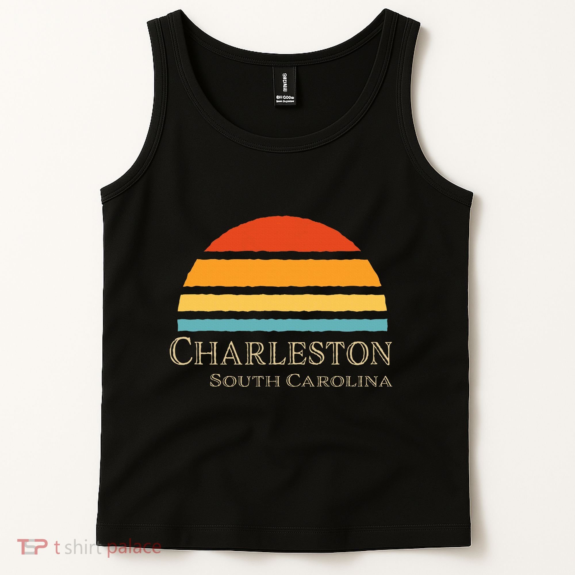 Retro Charleston South Carolina Tank Top