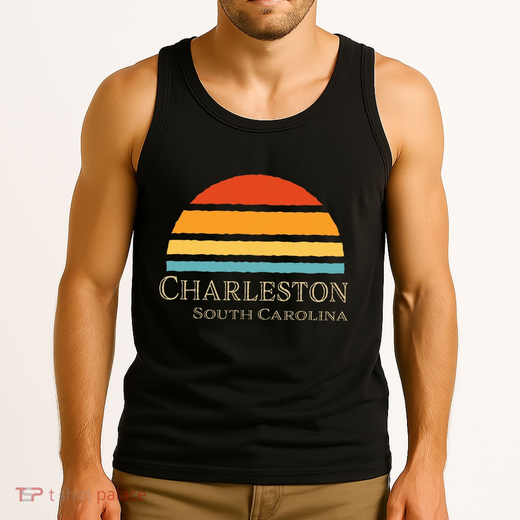 Retro Charleston South Carolina Tank Top