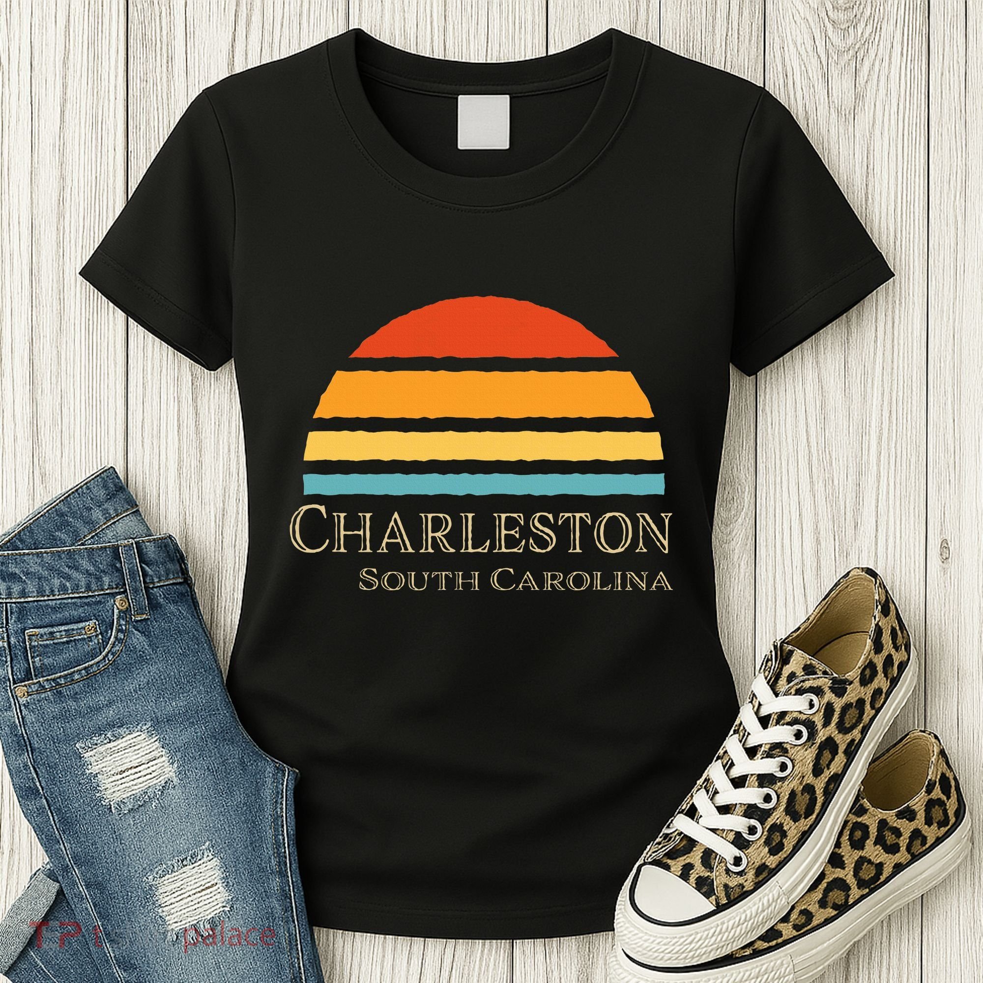 Retro Charleston South Carolina Women's T-Shirt