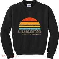 Retro Charleston South Carolina Kids Sweatshirt thumb 0