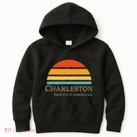 Retro Charleston South Carolina Kids Hoodie thumb 0