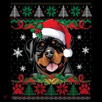 Rottweiler Christmas Santa Ugly Sweater Dog Lover Xmas Pjs Great Gift Coffee Mug thumb 5