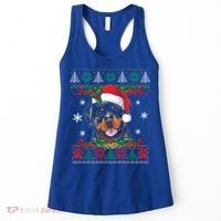 Rottweiler Christmas Santa Ugly Sweater Dog Lover Xmas Pjs Great Gift Women's Tank Top thumb 0