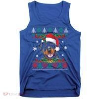 Rottweiler Christmas Santa Ugly Sweater Dog Lover Xmas Pjs Great Gift Tank Top thumb 0